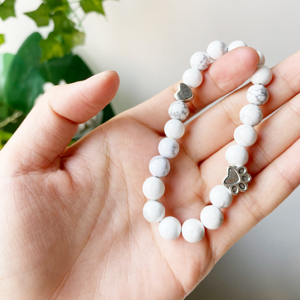 Darja - Ročno izdelana zapestnica z obeskom tačke in srca