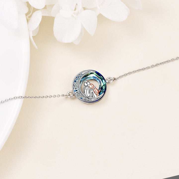 Brina - Nastavljiva zapestnica s pasjim obeskom