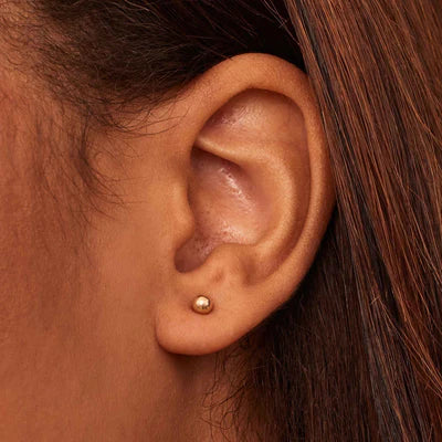 Lucija – Uhani z okroglimi bunkicami