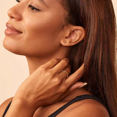 Lucija – Uhani z okroglimi bunkicami