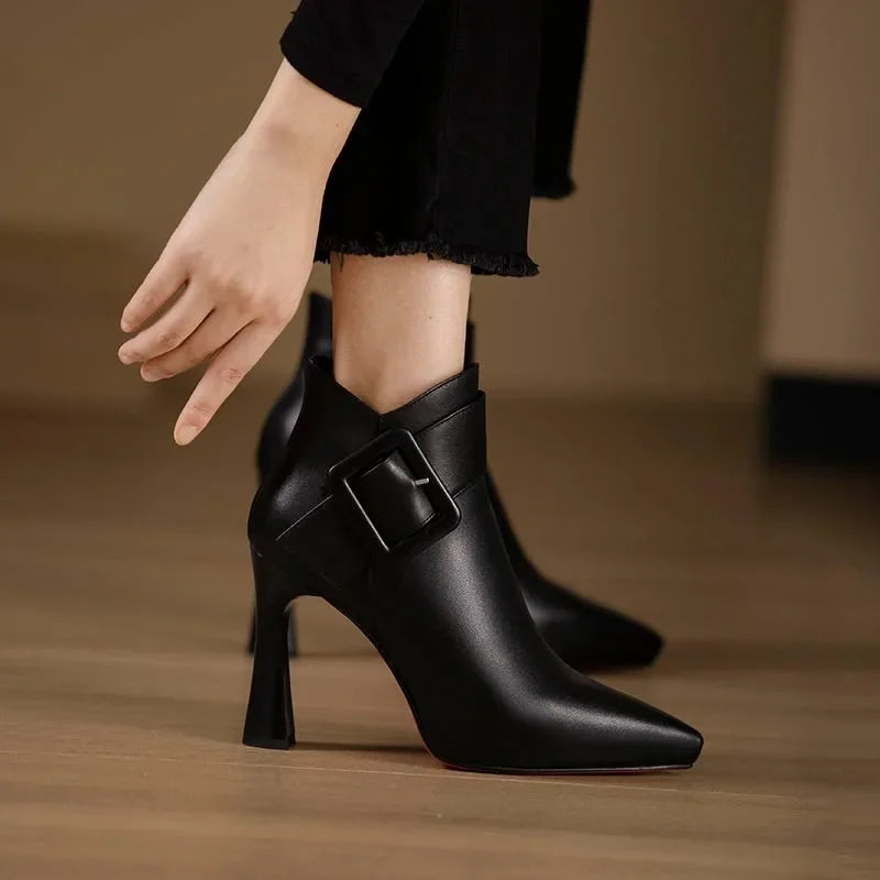 Isabel™ | Ankle Boots with Buckle